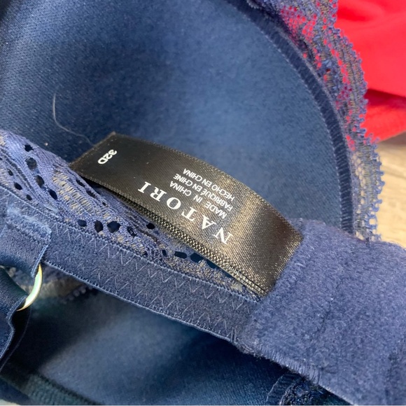 Natori 2 Bras Feathers Lace Contour Pure Luxe Underwired T Shirt - Picture 8 of 12